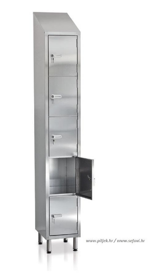 Picture of INOX GARDEROBNI ORMAR S PRETINCIMA BOX5/INOX